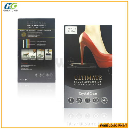 Crystal clear Nano coating film for samsung galaxy s6 G920 Screen protector high quality